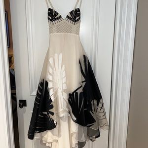 Dennis Basso gown one of a kind runway piece